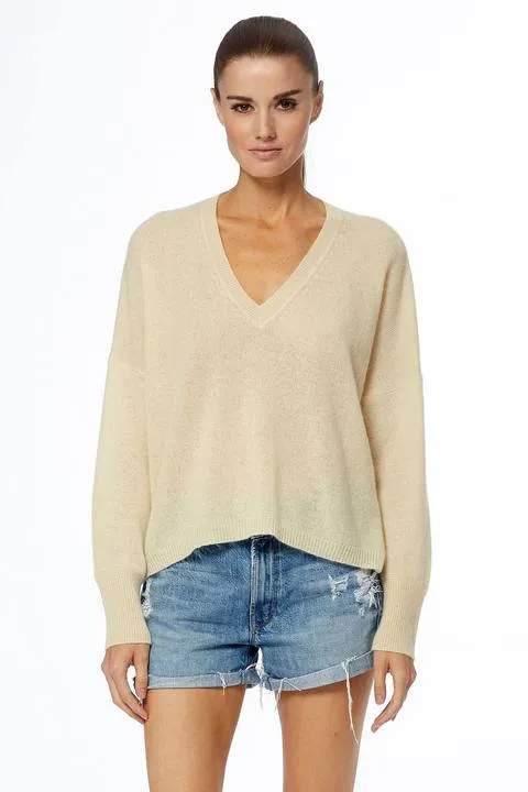 360 Cashmere - Marina Sweater in Straw