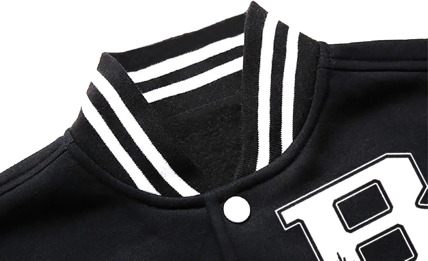 ACEFAST INC Men's Varsity Baseball Jacket Letterman Bomber Jacket Fashion Casual Streetwear Letter Print Jacket