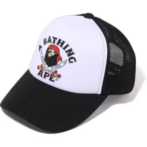 Bape Ape Crossbone College Mesh Cap