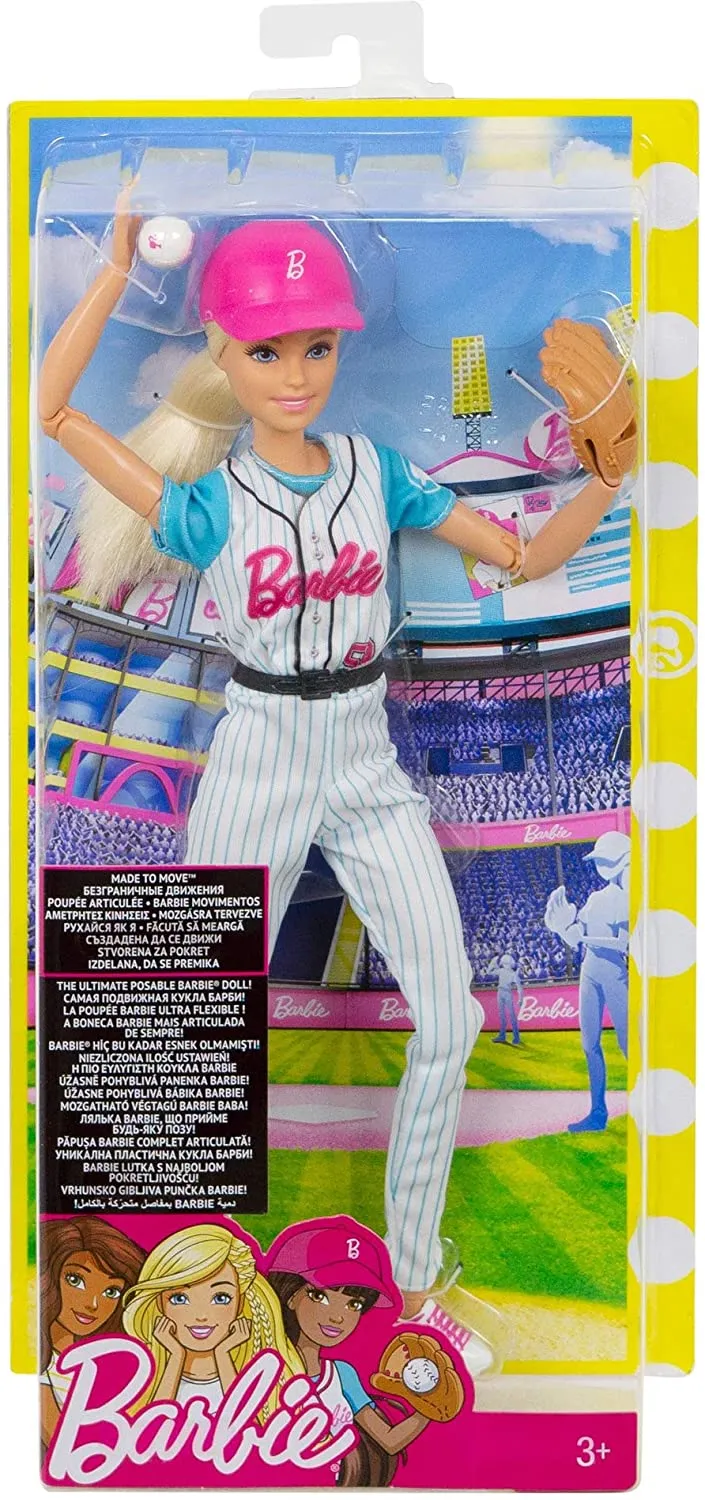Barbie️ Baseball Player Doll