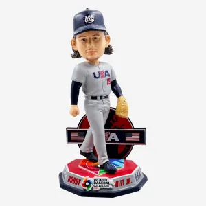 Bobby Witt Jr USA 2023 World Baseball Classic Away Uniform Bobblehead