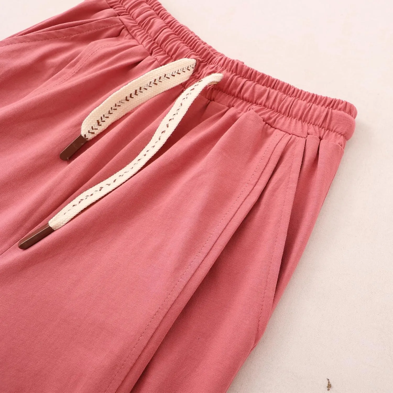 Boys Girls 100% Cotton Lightweight Pants Pull On Joggers Active Pants for Kids