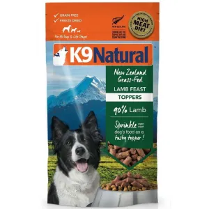 BUNDLE DEAL: K9 Natural Lamb Feast Grain-Free Freeze-Dried Raw Dog Food Topper 142g