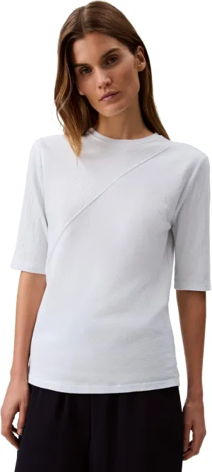 Calvin Klein Women's Textured Knit 3/4 Sleeve Top