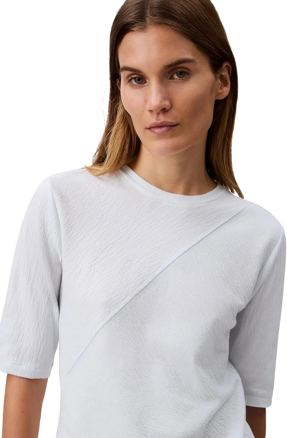 Calvin Klein Women's Textured Knit 3/4 Sleeve Top