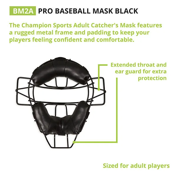 Champion Sports PRO BASEBALL ADULT MASK