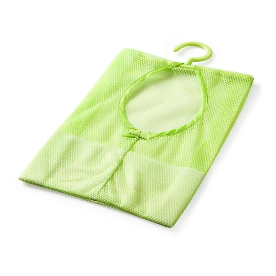 Clothes Storage Mesh Bag with Hook