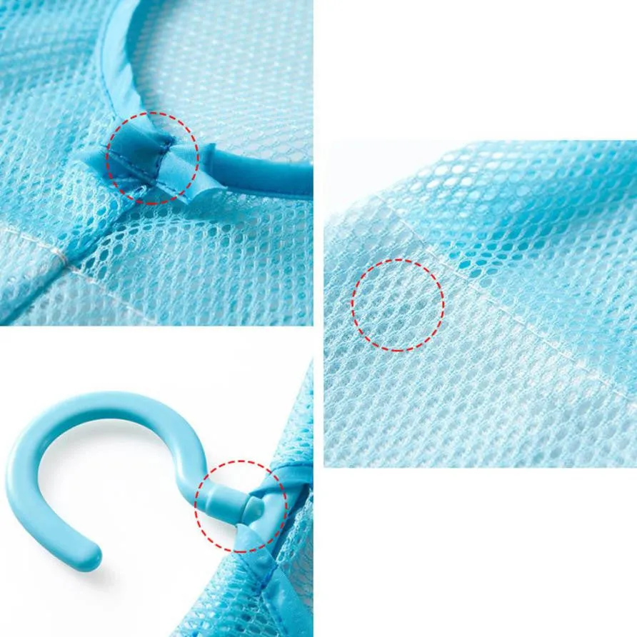 Clothes Storage Mesh Bag with Hook