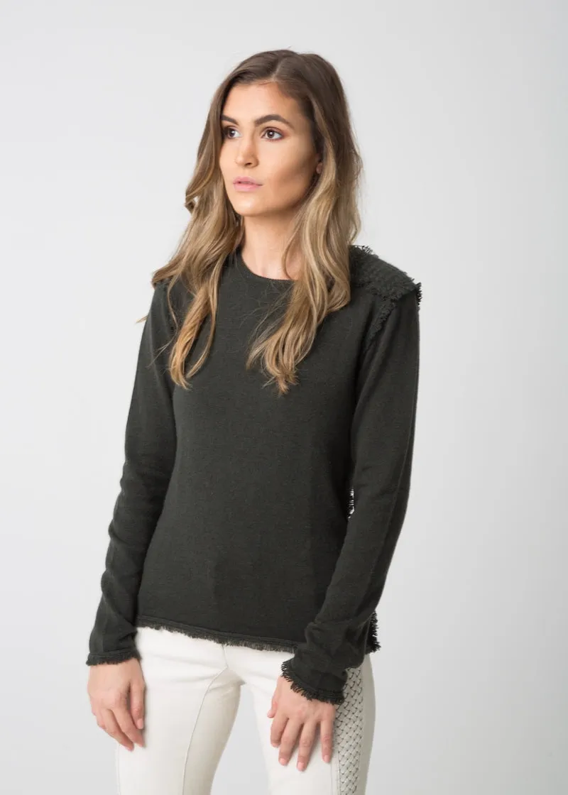 COCO Nautical luxe Crew Neck - Winter White