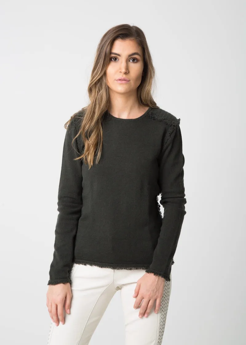 COCO Nautical luxe Crew Neck - Winter White