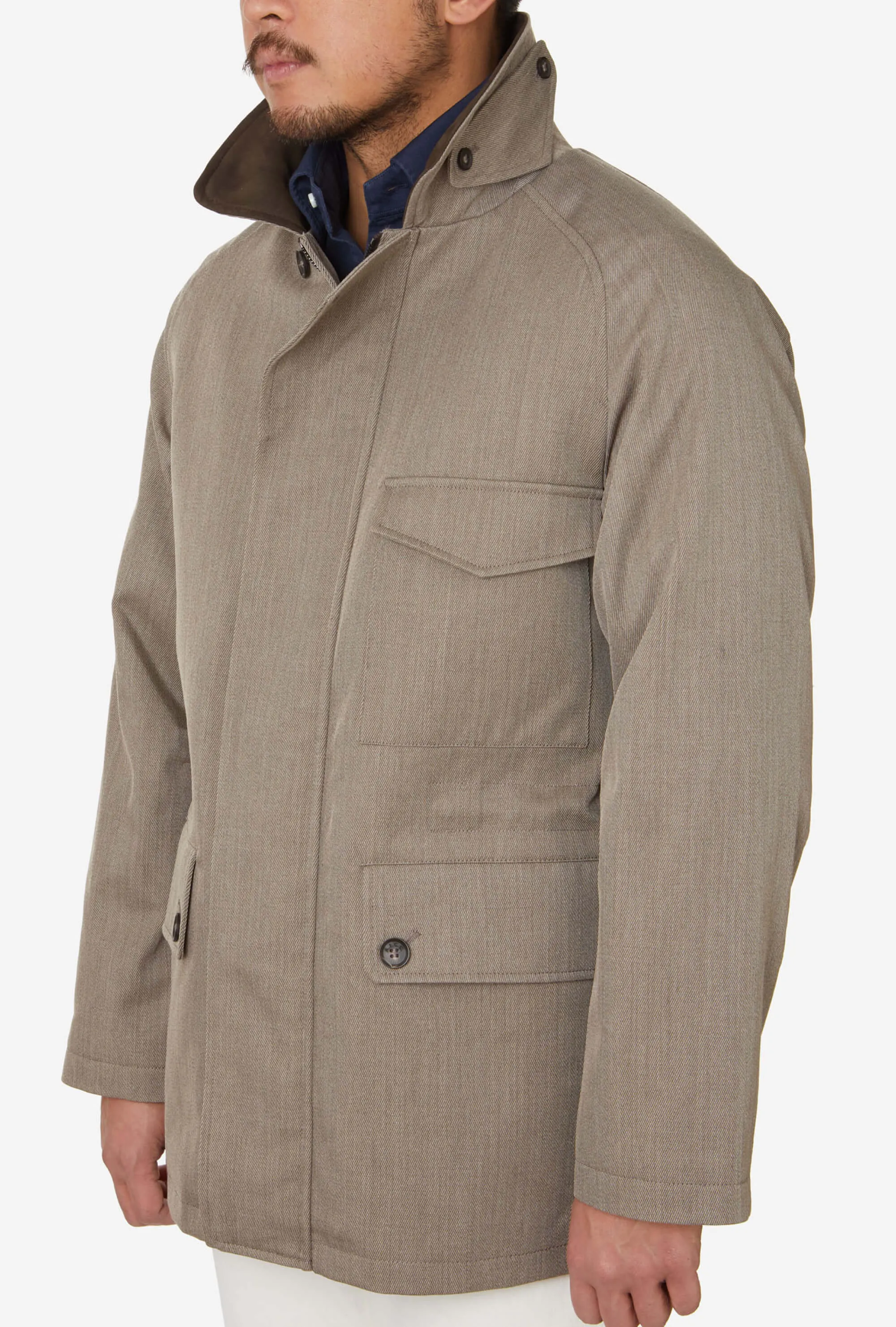 Country Coat Technical Wool Sand