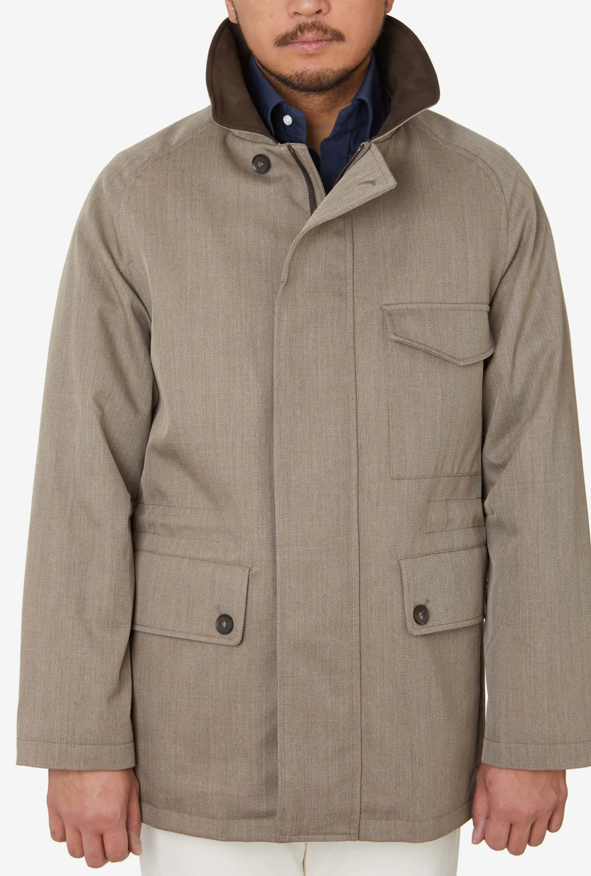 Country Coat Technical Wool Sand