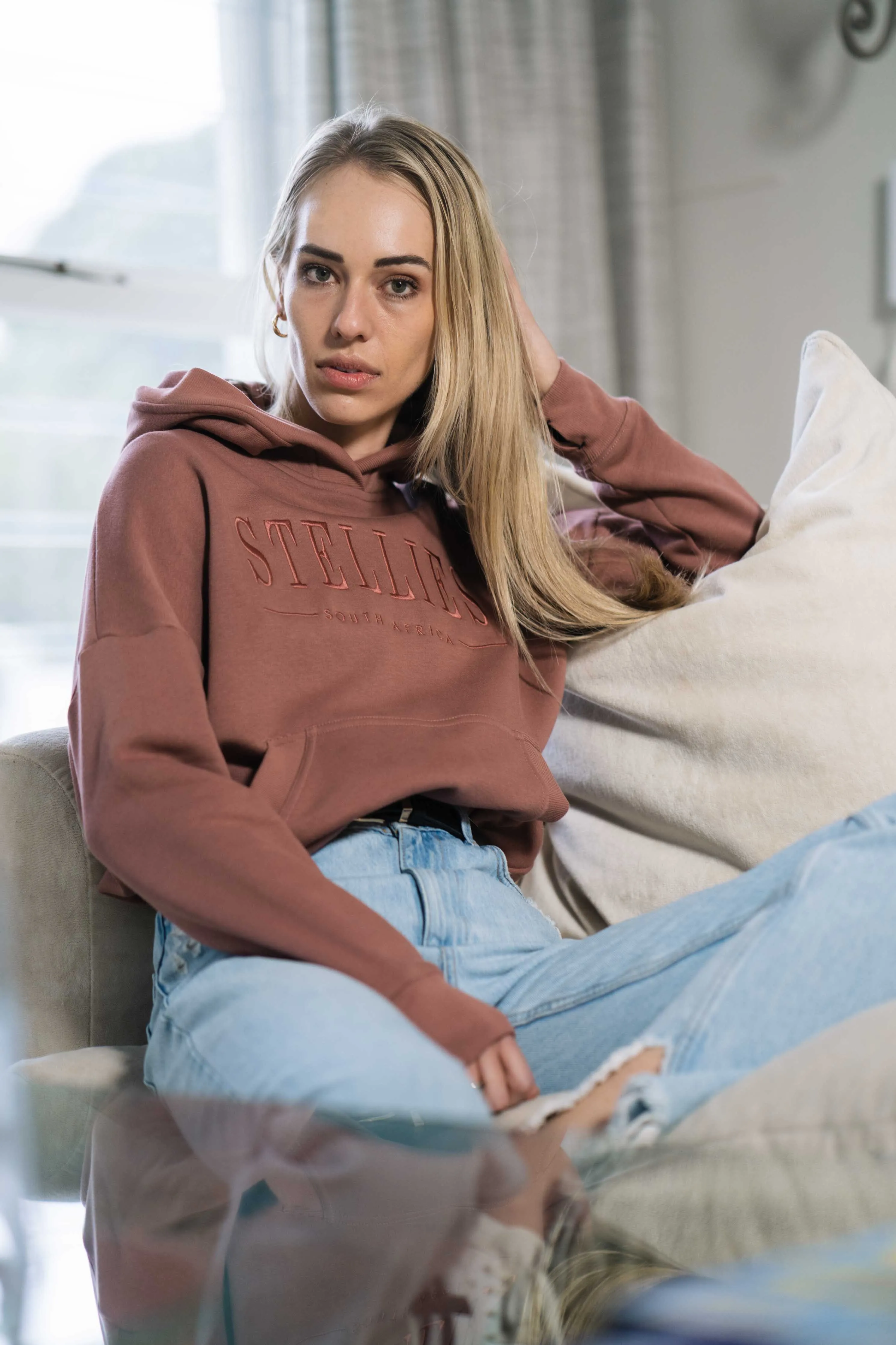 Daydreamer Fleece Hoodie in Prune