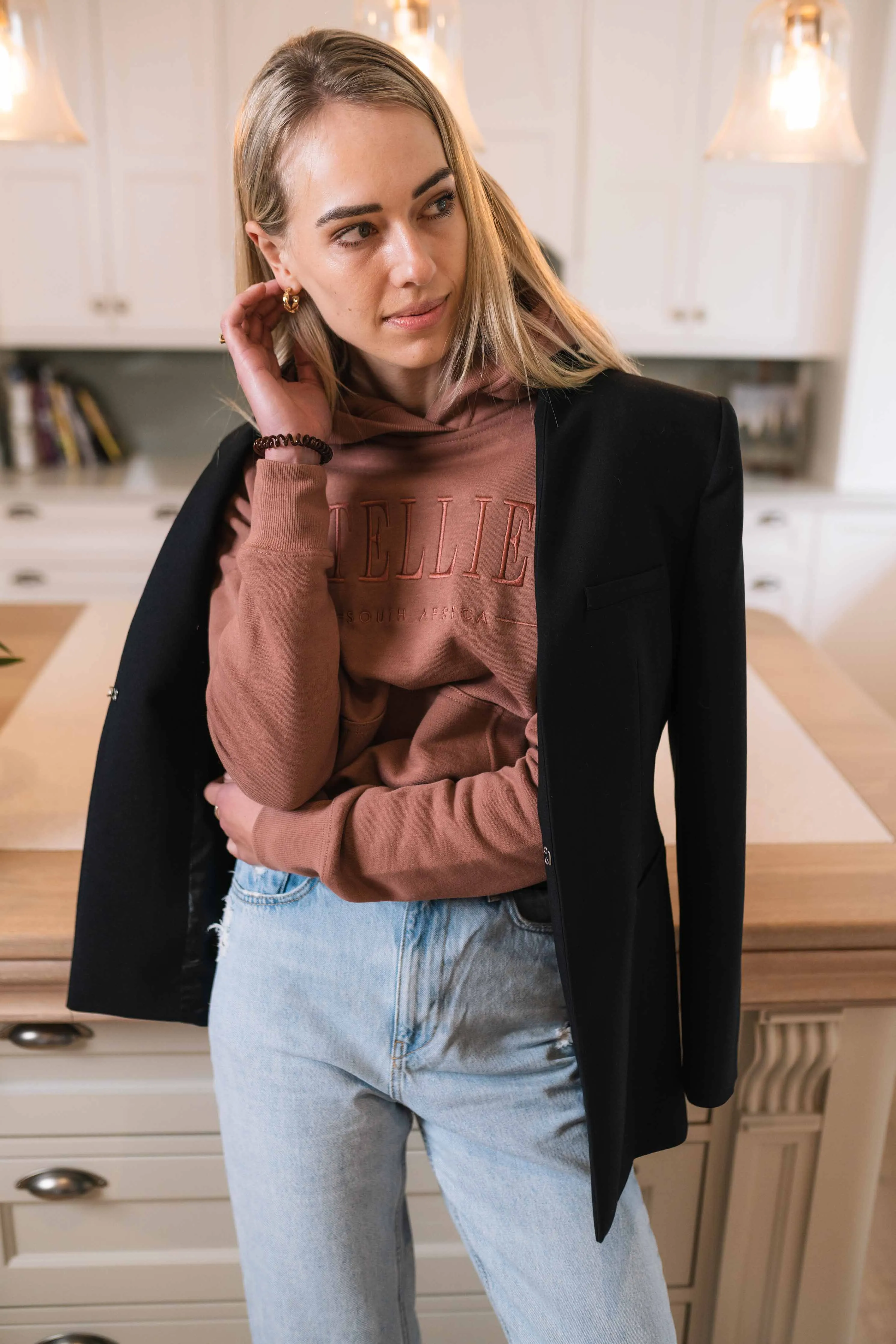 Daydreamer Fleece Hoodie in Prune