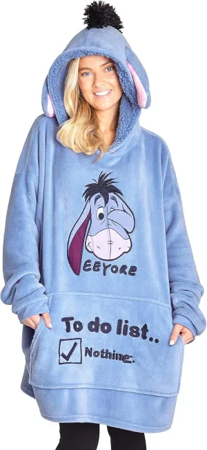 Disney Stitch Blanket Hoodie for Women Warm Fleece Wearable Blanket Stitch Gifts