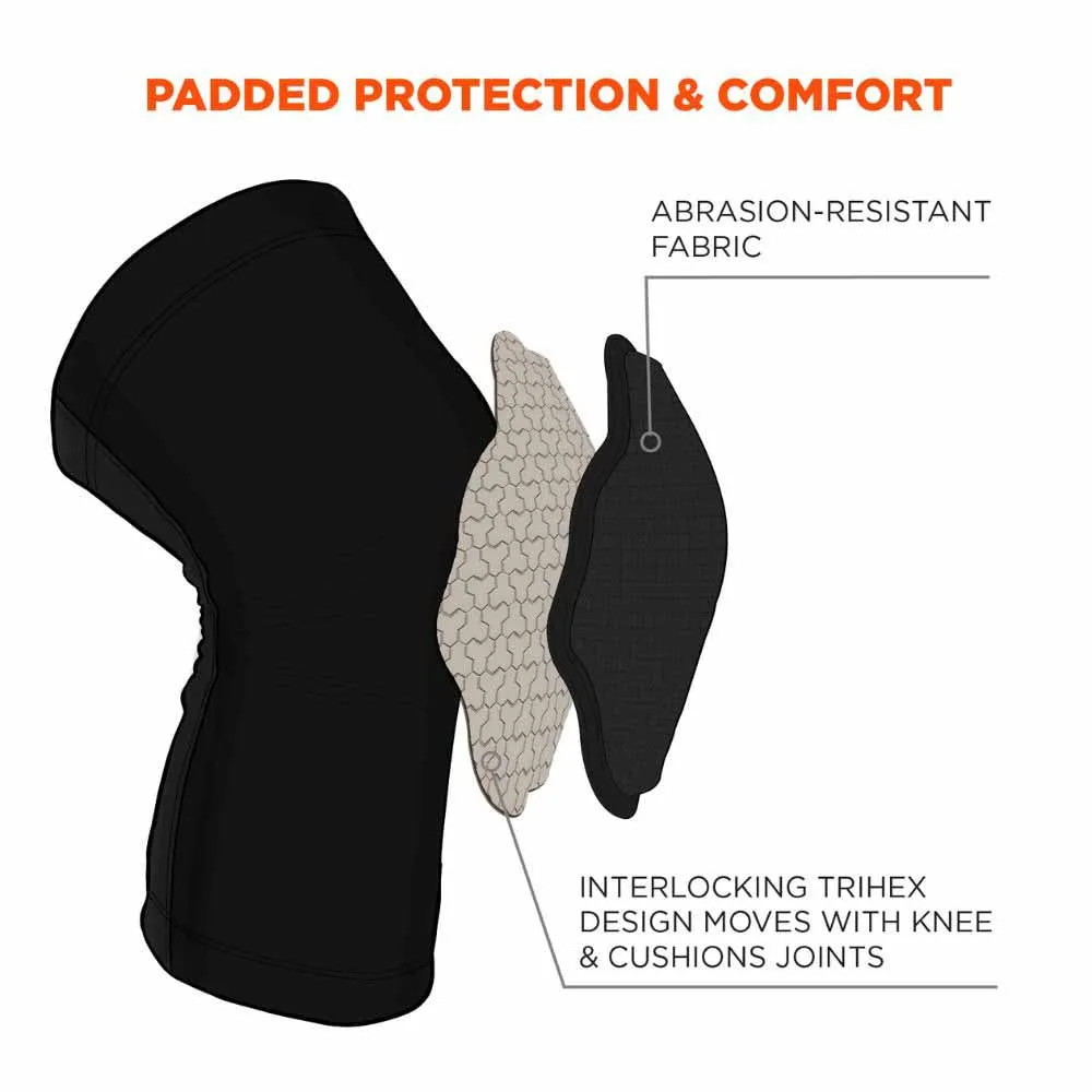 Ergodyne 18525 525 S/M Black Lightweight Knee Sleeves Pair
