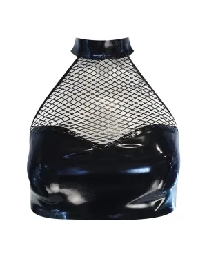 Fishnet Halter Top