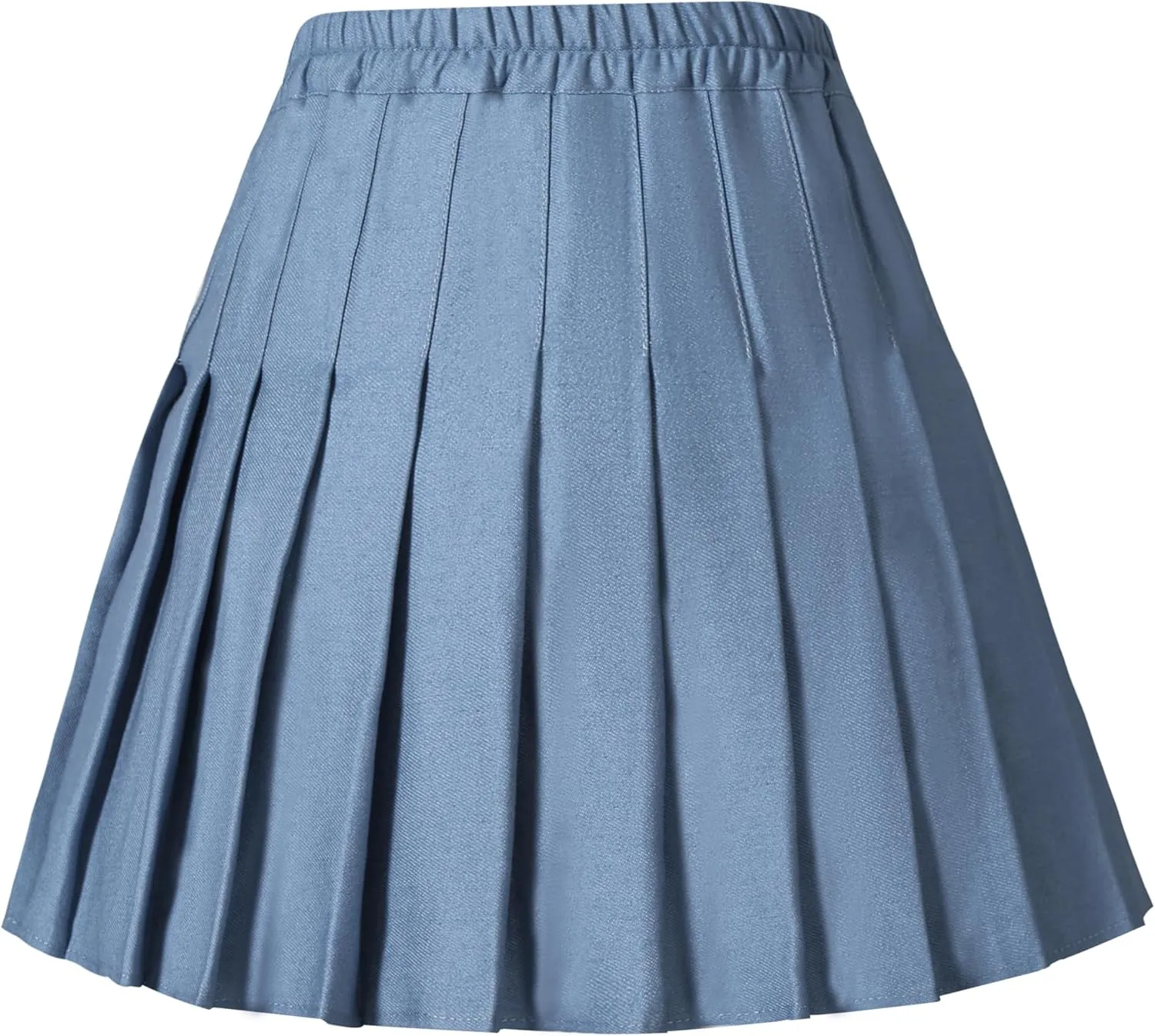 Girls' Pleated Plaid Mini Skirt with Shorts Girl Uniform School Tennis Skater Skirts Skort 2T-14Y