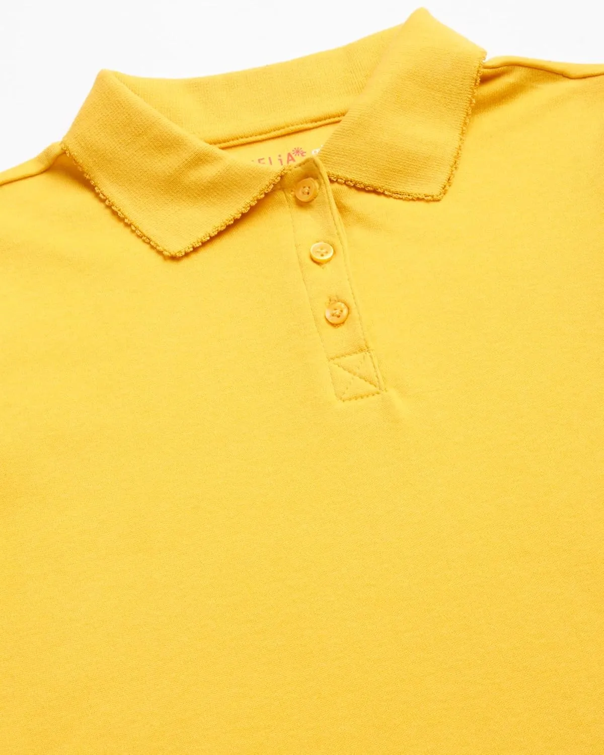 Girls' School Uniform Polo Shirt - 3 Pack Short Sleeve Picot Collar Polo - Interlock Soft Polo for Girls (4-16)