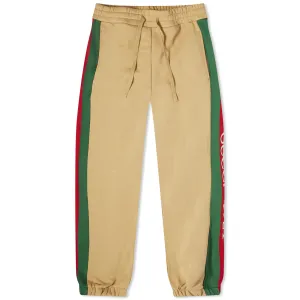 Gucci Tape Sweatpants in Camel Mix