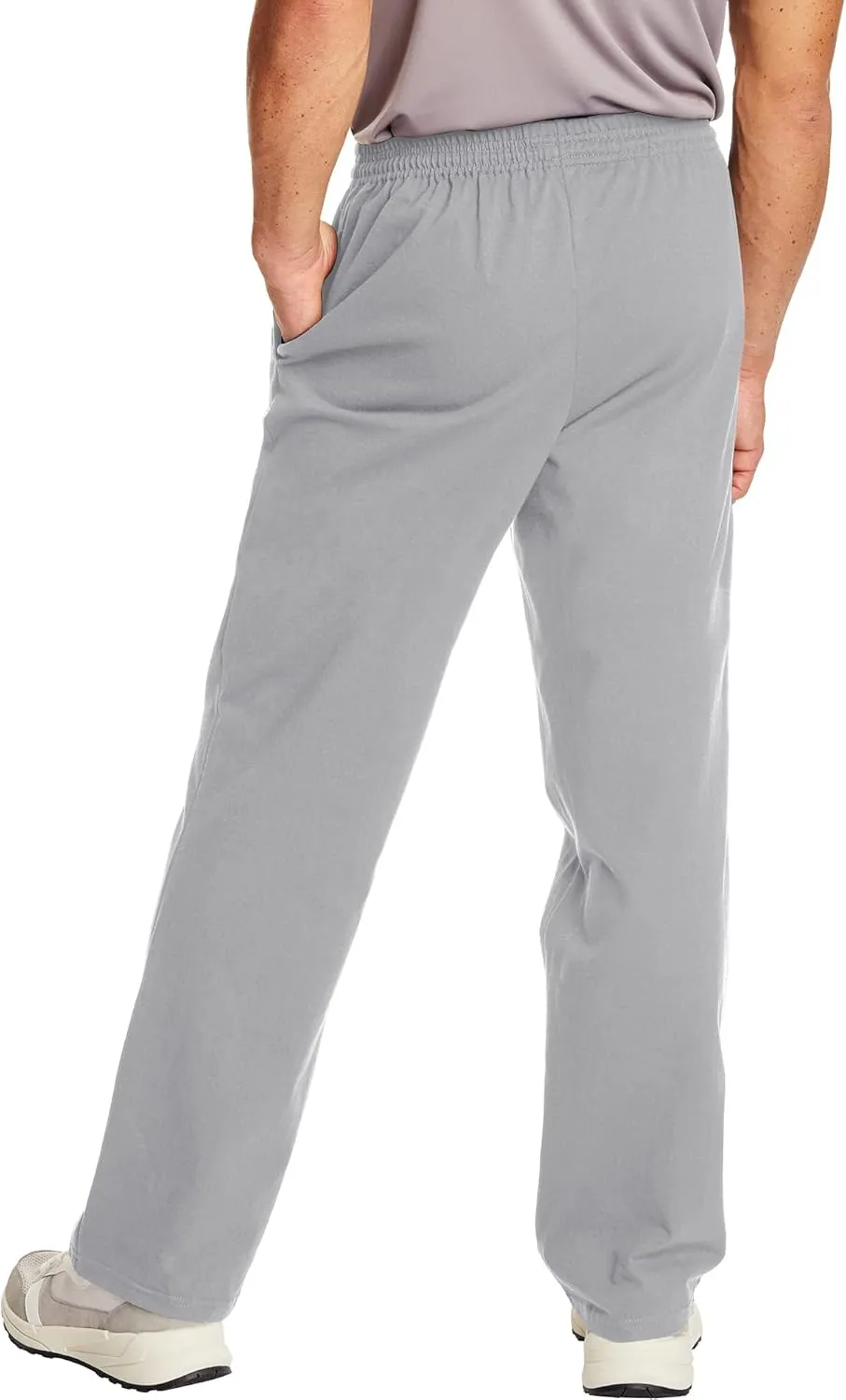 Hanes Essentials Sweatpants, Mens Cotton Jersey Pants with Pockets, 33