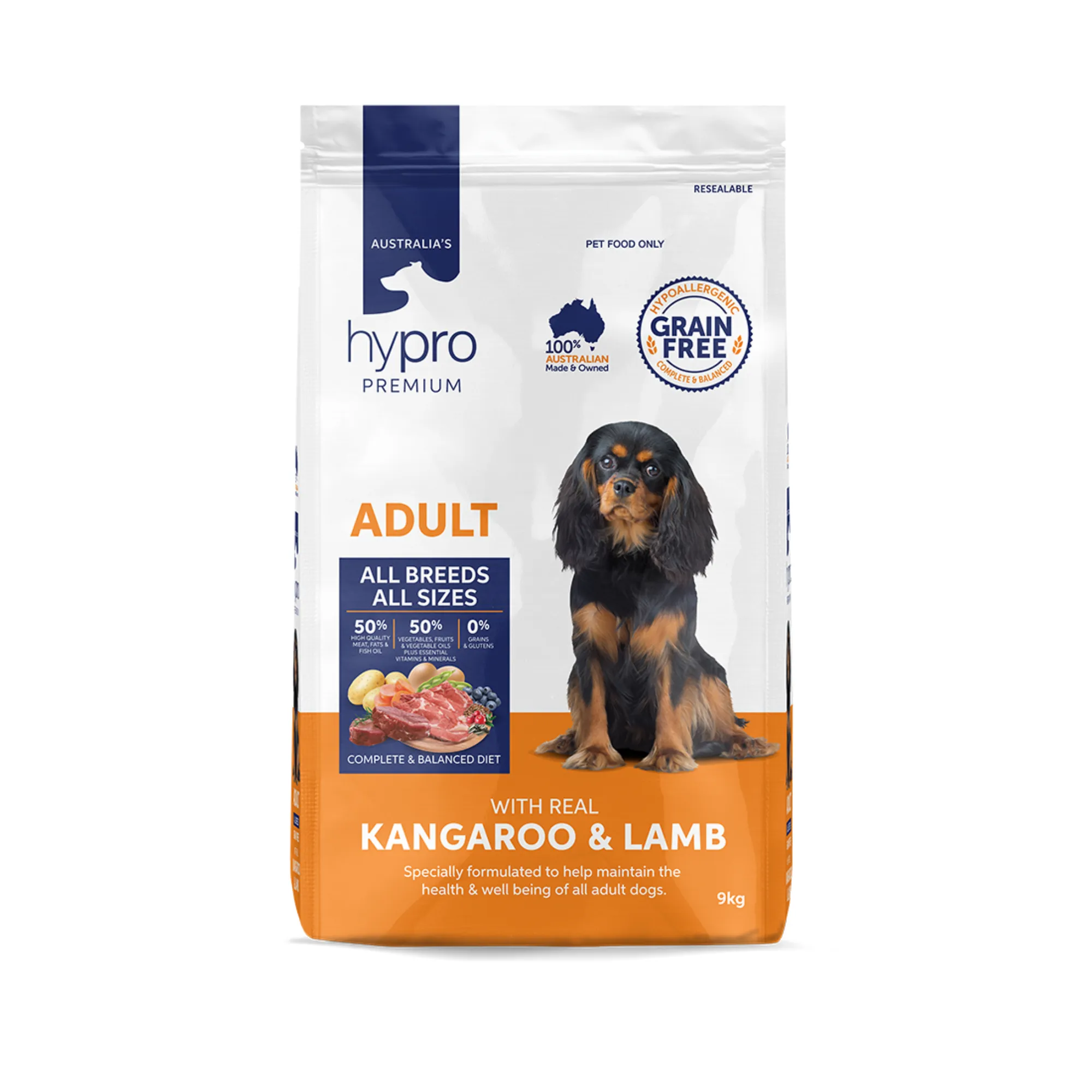 Hypro Premium Grain Free Adult Kangaroo & Lamb Dry Dog Food