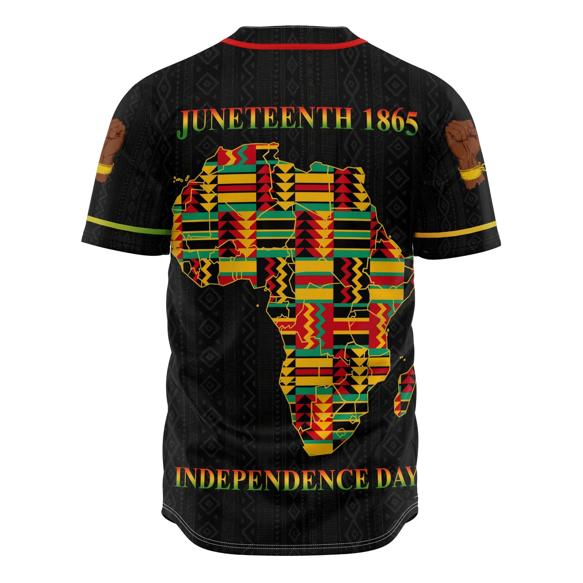 Juneteenth 1865 Is My Independence Day African Baseball Jersey Shirt