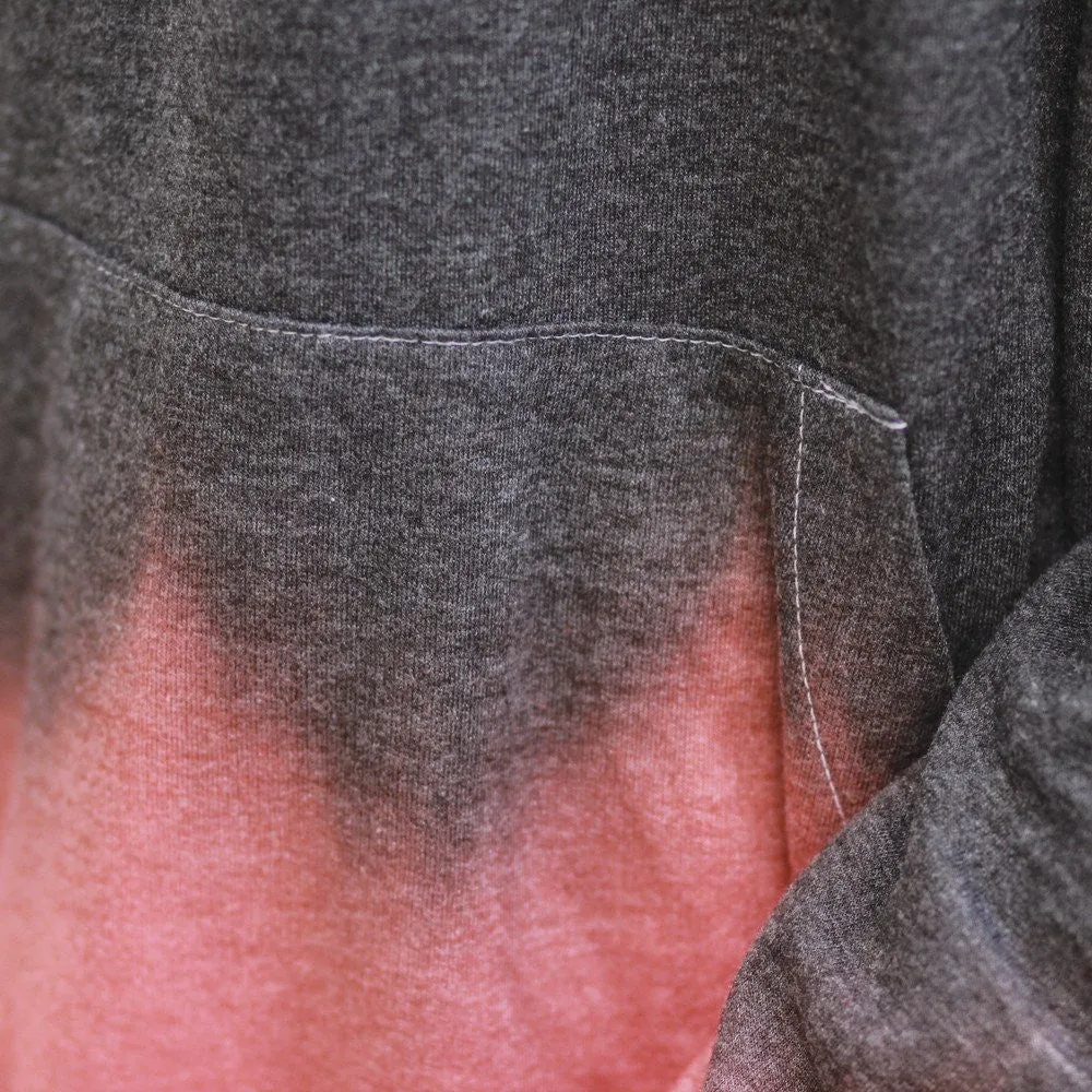Keys Dip Dye Hoodie Infrared