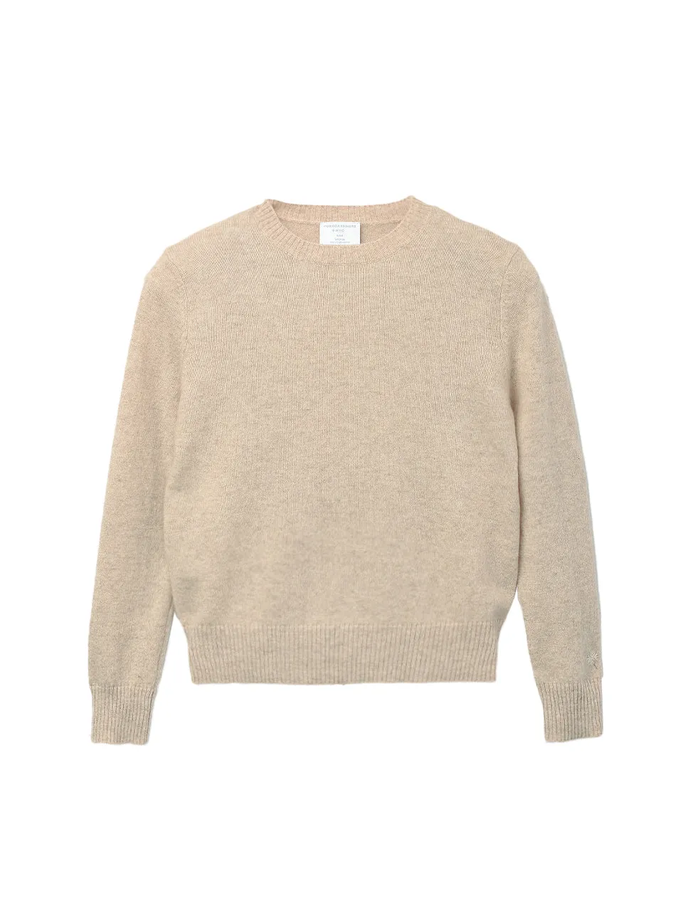 Kids Crew Neck Sweater_Oatmeal