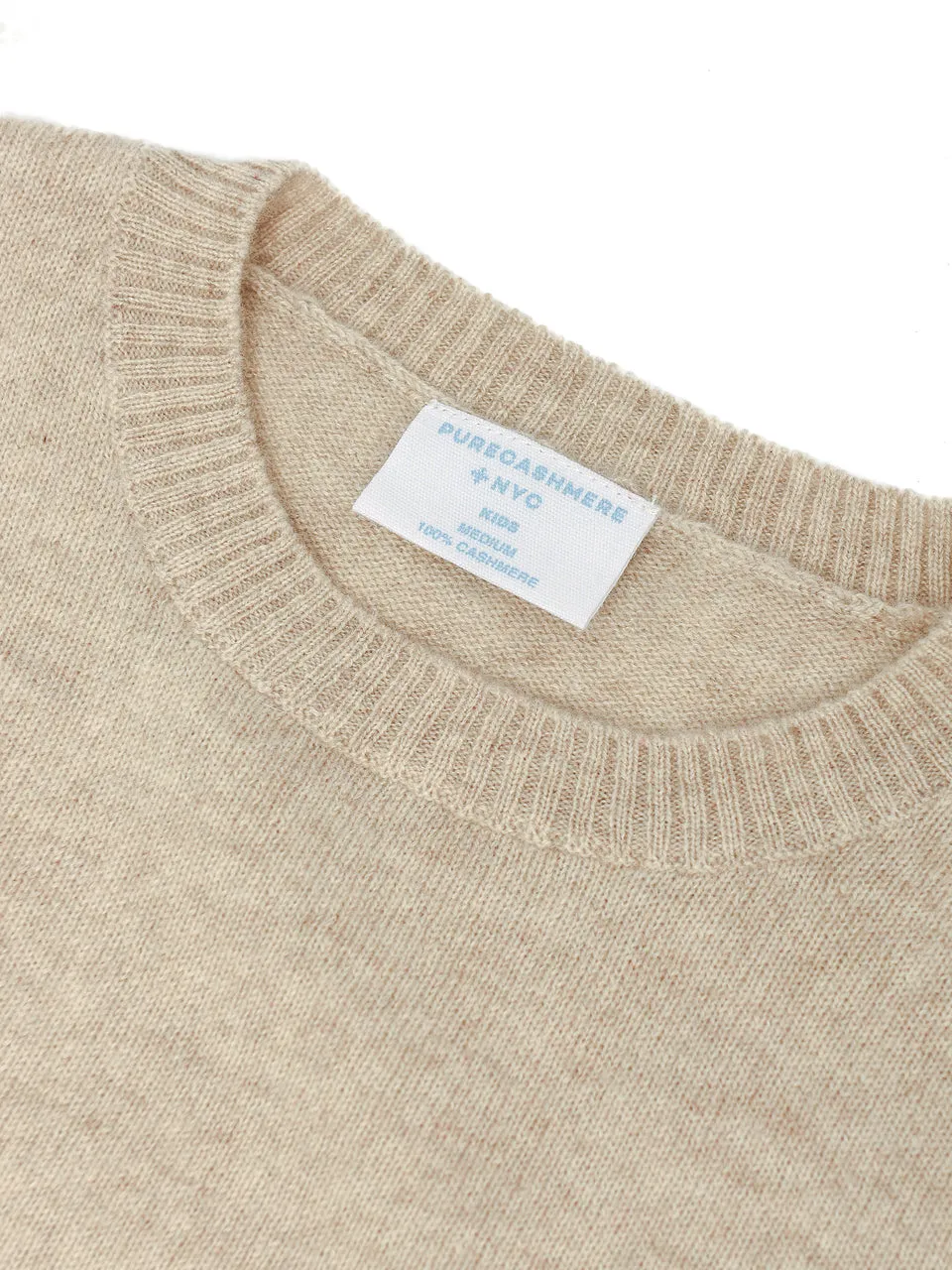 Kids Crew Neck Sweater_Oatmeal