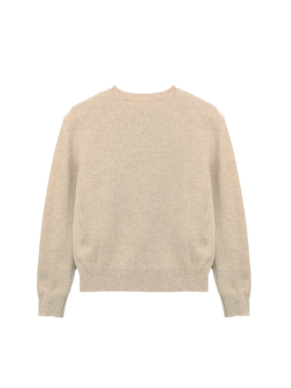 Kids Crew Neck Sweater_Oatmeal