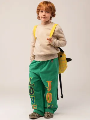 Kids Crew Neck Sweater_Oatmeal