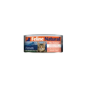 Gourmet Lamb & King Salmon Feast Canned Cat Food - Premium Nutritional Delicacy for Cats