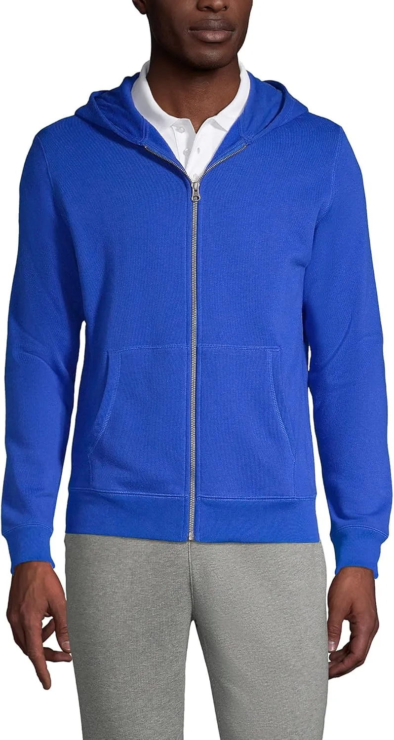 Lands' End School Uniform Adult Zip Front Sweatshirt