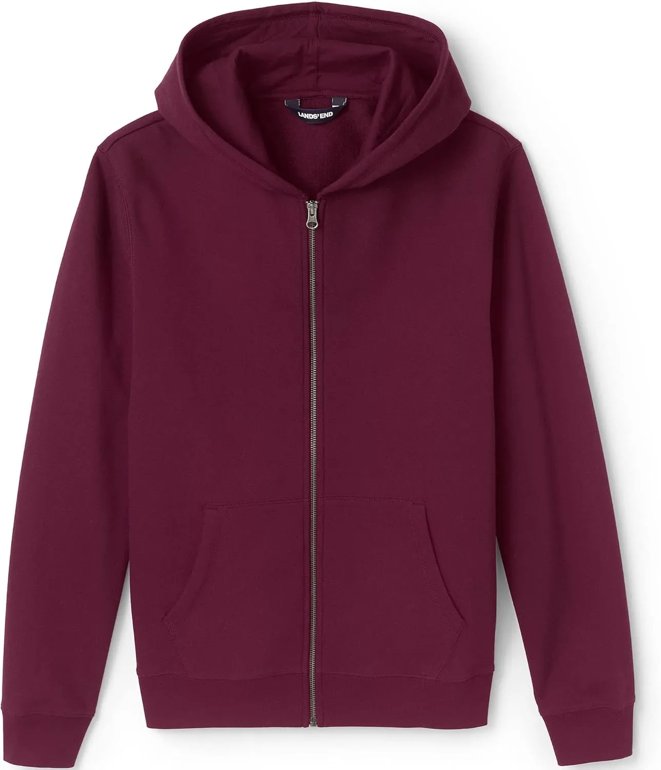 Lands' End School Uniform Adult Zip Front Sweatshirt