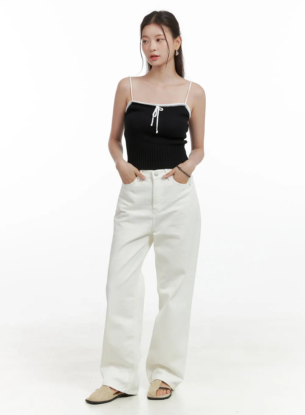 Loose Fit Cotton Pants OL416