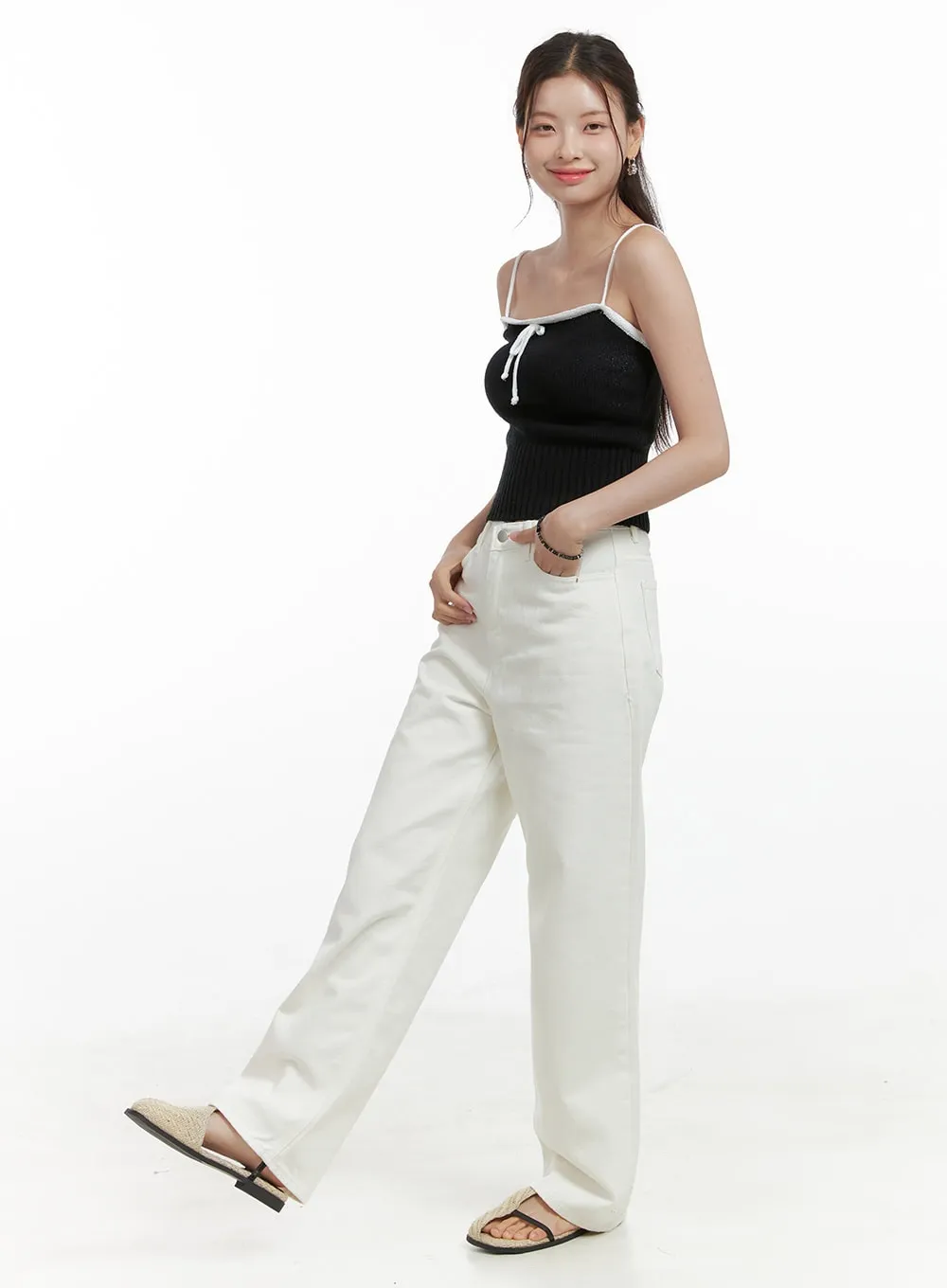 Loose Fit Cotton Pants OL416