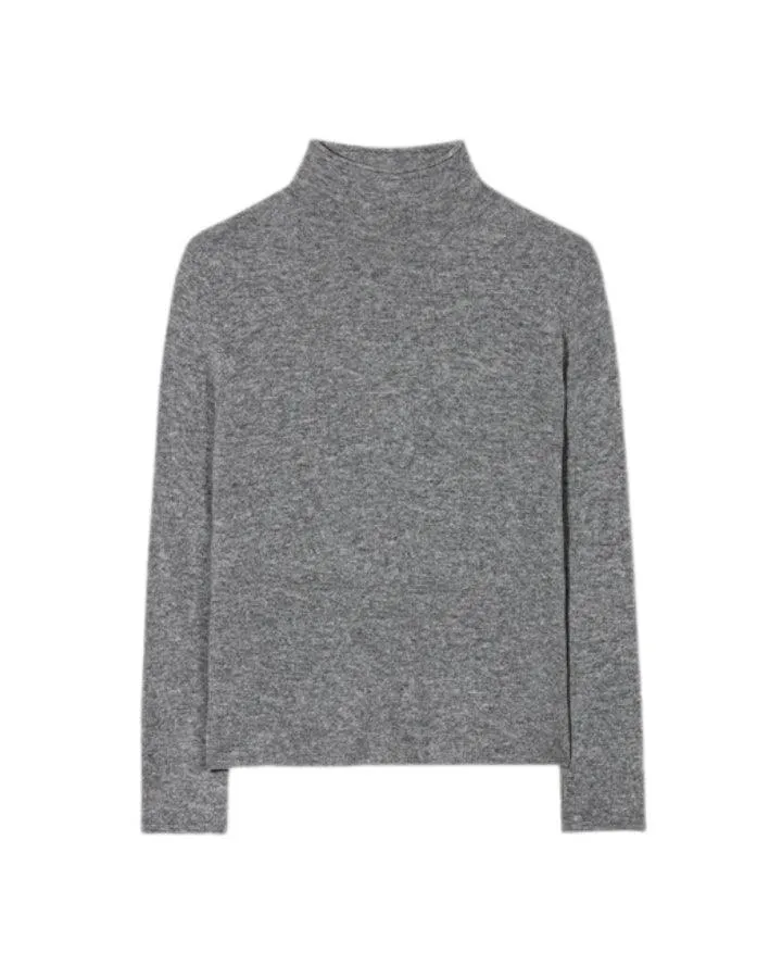 Luisa Cerano Mock Neck Knit Pullover
