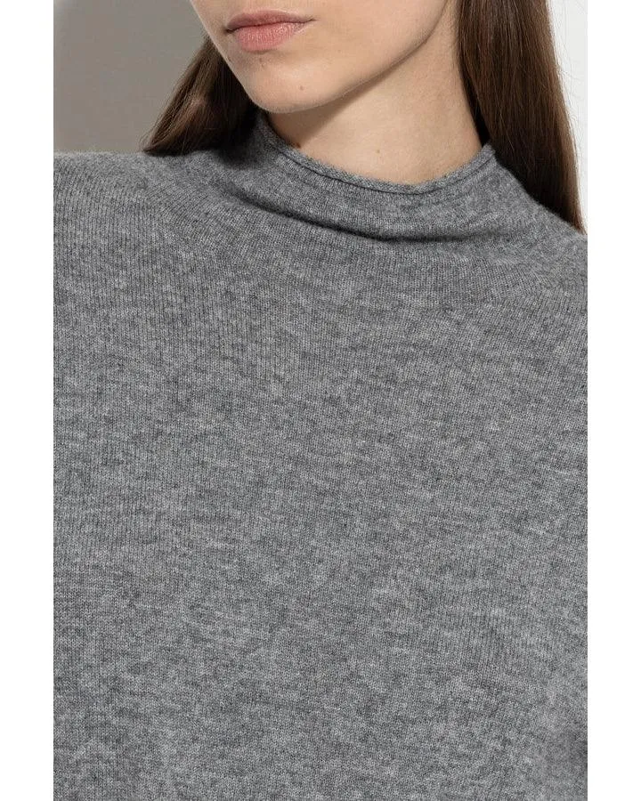 Luisa Cerano Mock Neck Knit Pullover