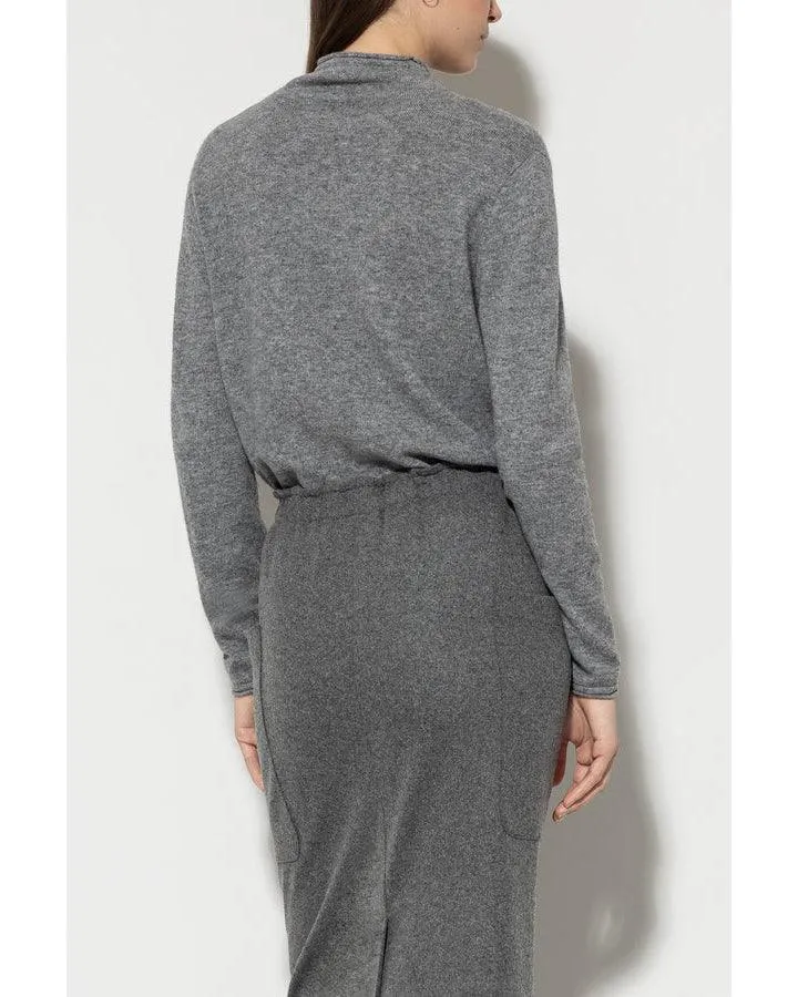Luisa Cerano Mock Neck Knit Pullover