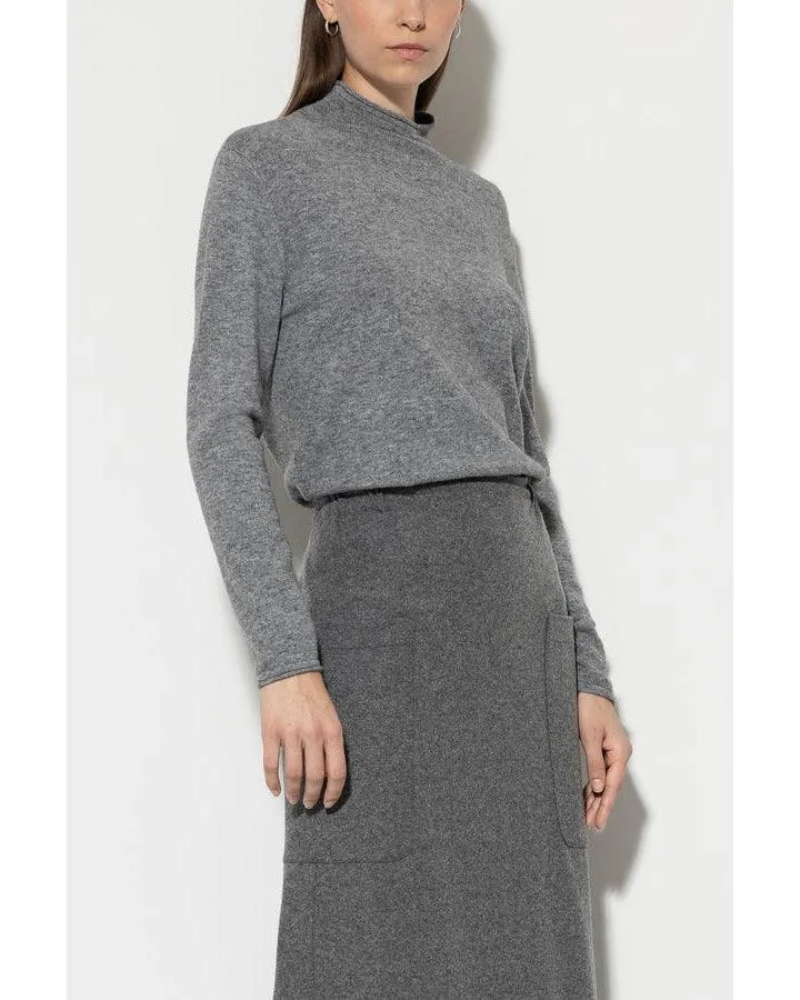 Luisa Cerano Mock Neck Knit Pullover