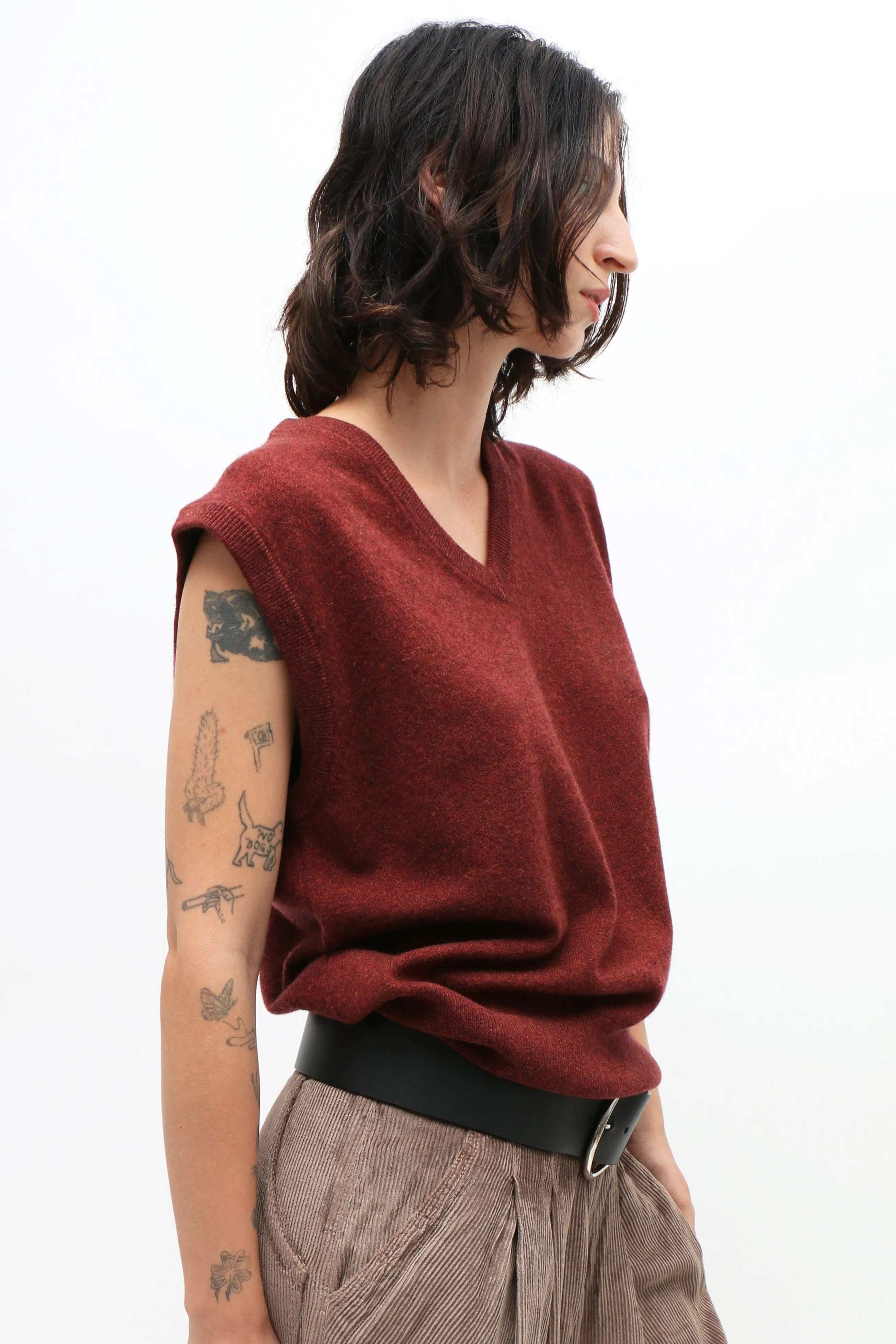 Maroon n°243 Spencer Vest
