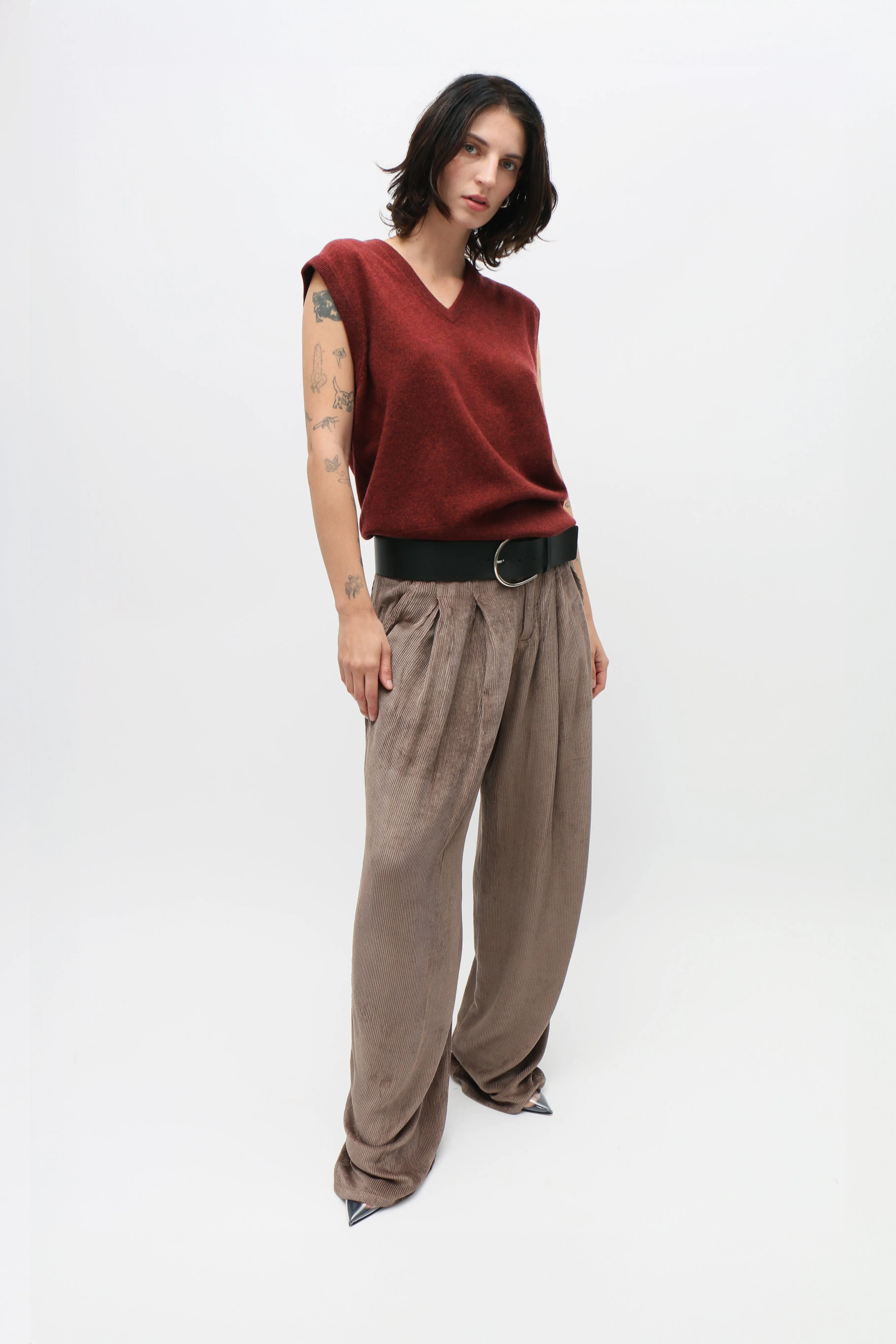 Maroon n°243 Spencer Vest