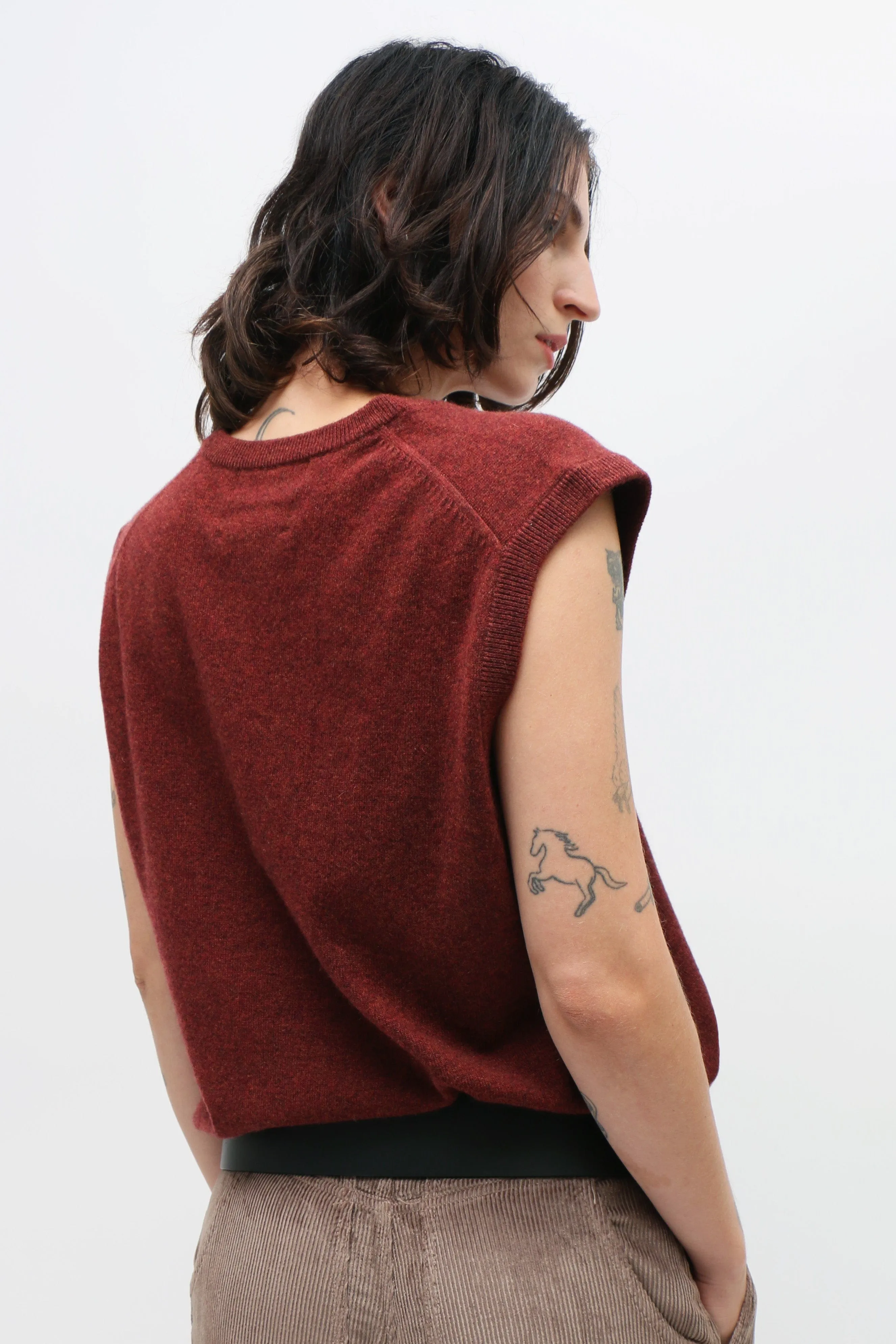 Maroon n°243 Spencer Vest