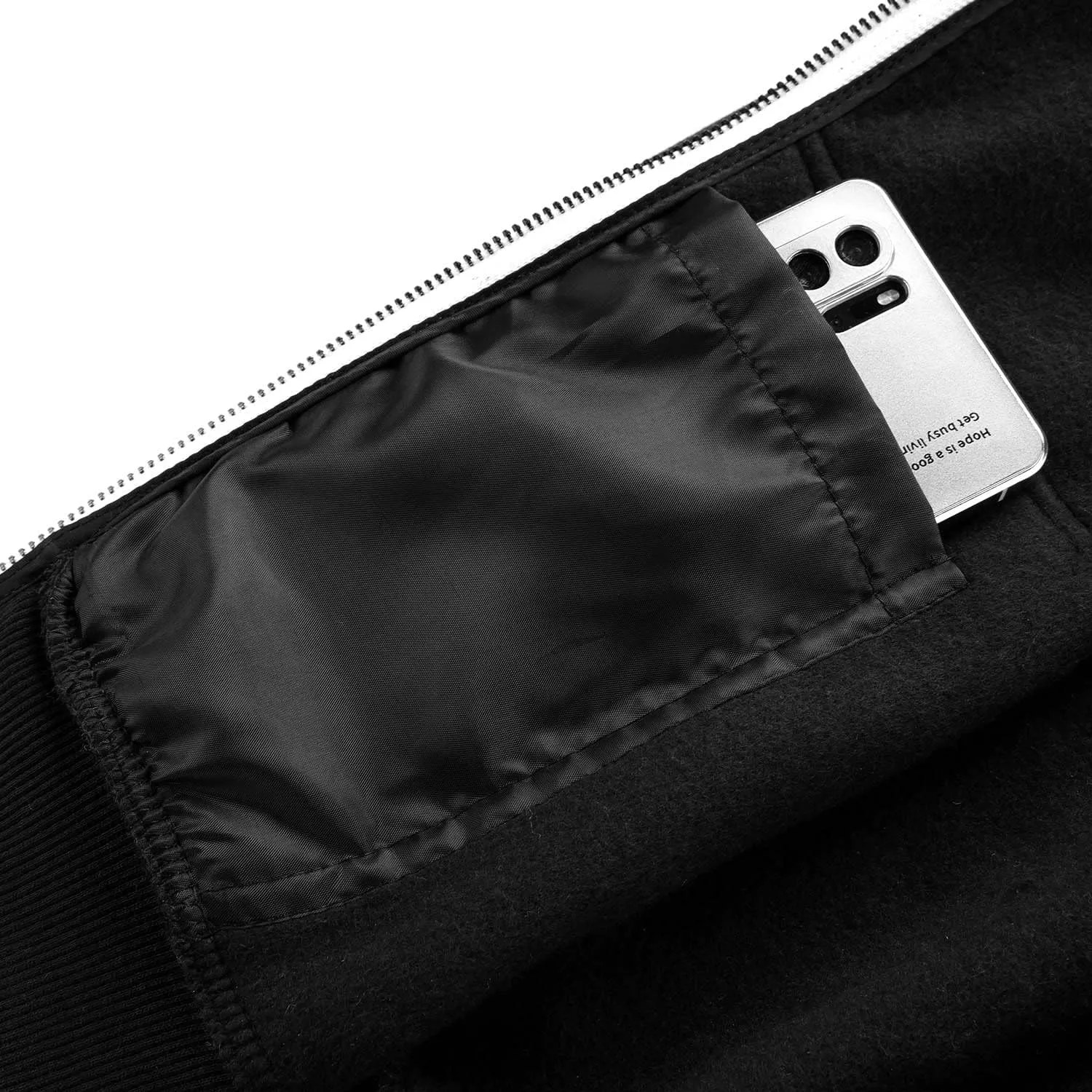 Men's Full Zip Fleece Hoodie zippered Color Block hooded slim Fit Long Sleeve Lightweight Sweatshirt