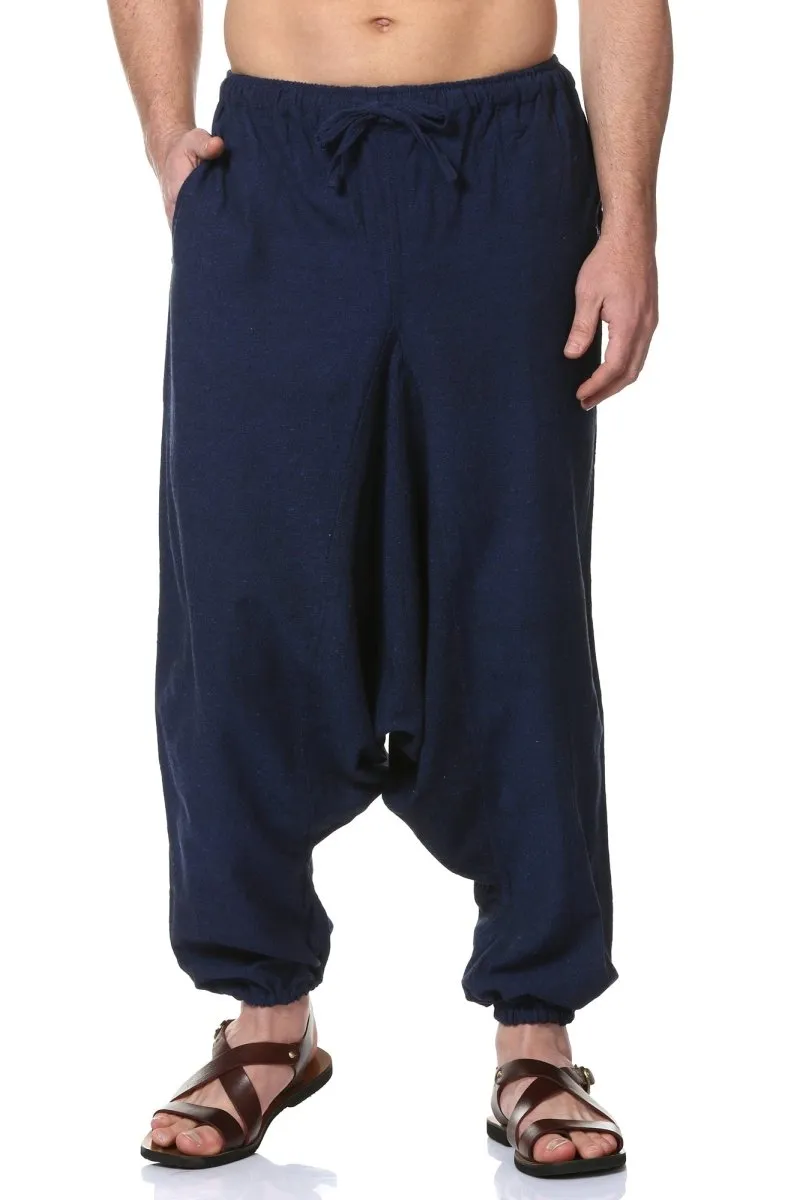 Men's Harem Pack of 2 | Dark Blue & Grey | Fits Waist Sizes 28 to 36 Inches