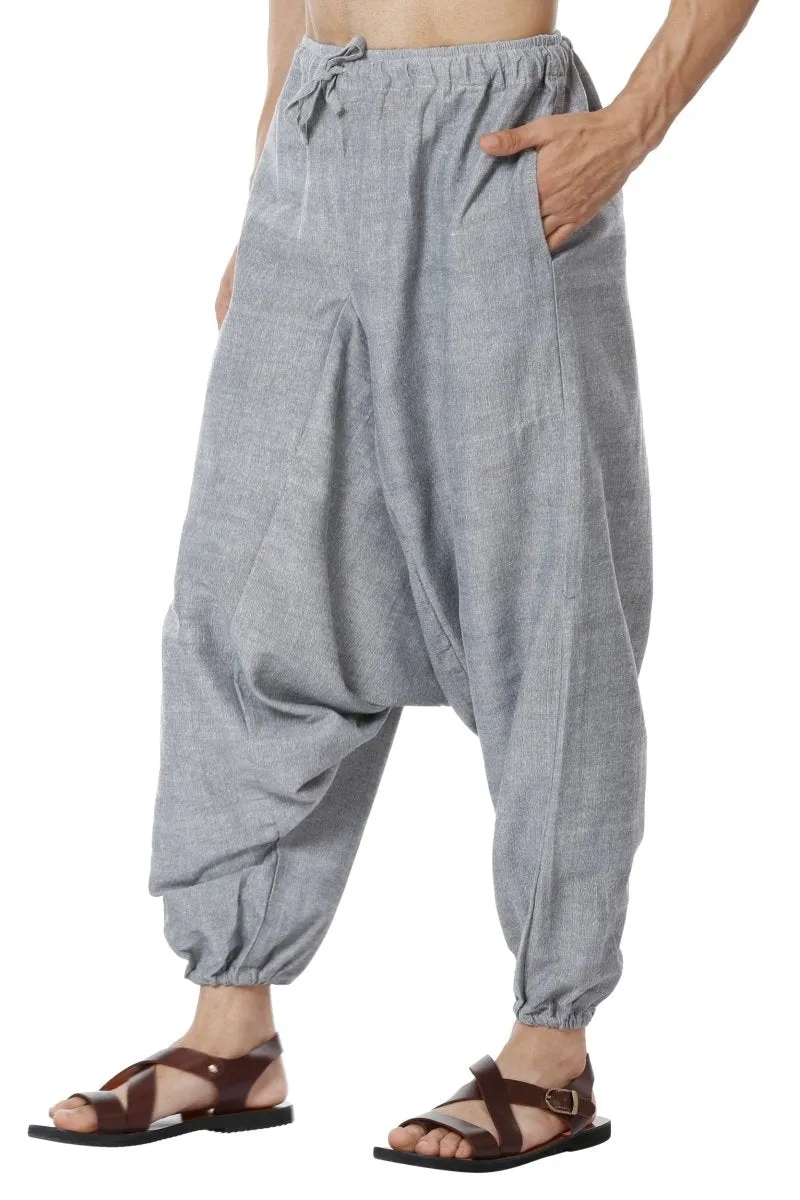 Men's Harem Pack of 2 | Dark Blue & Grey | Fits Waist Sizes 28 to 36 Inches