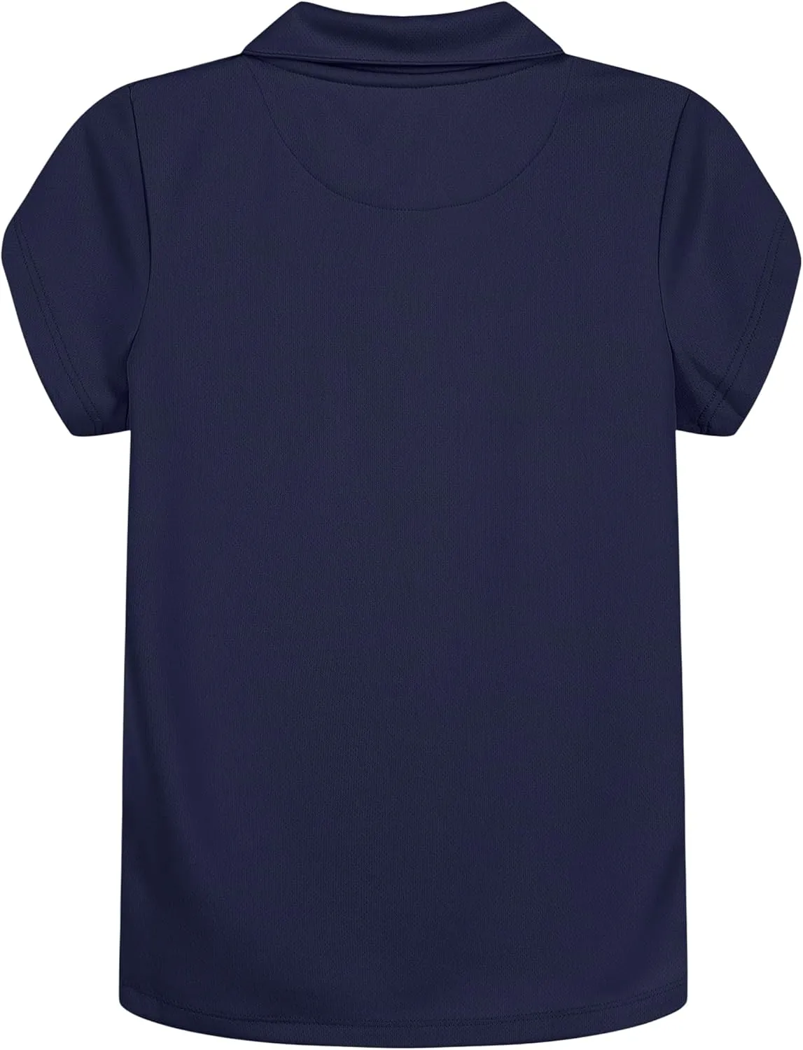 Nautica Girls' School Uniform Short Sleeve Performance Polo
