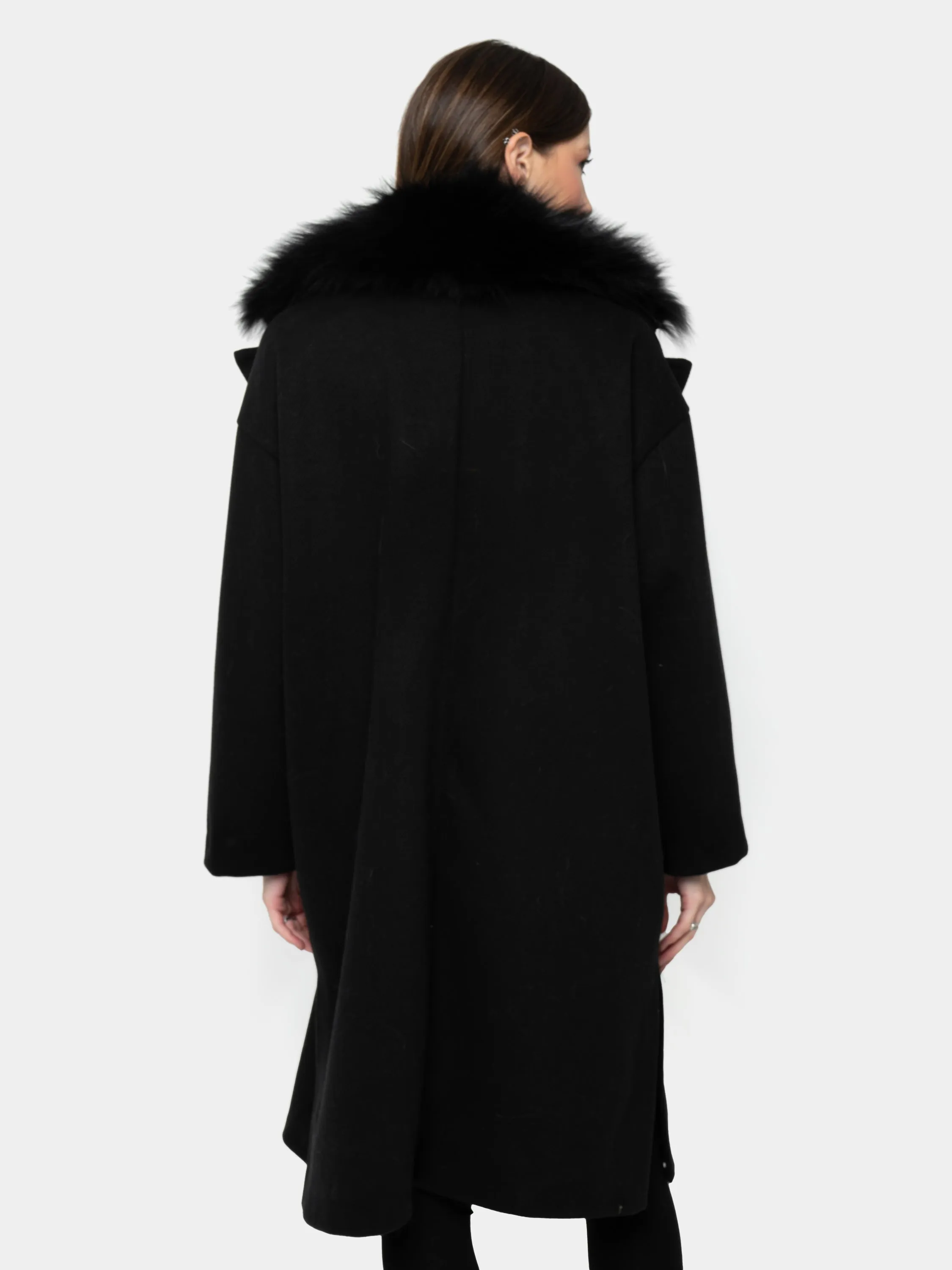 NEWYORK - black fox neck