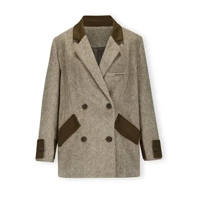 Night Theatre Brown Wool Coat